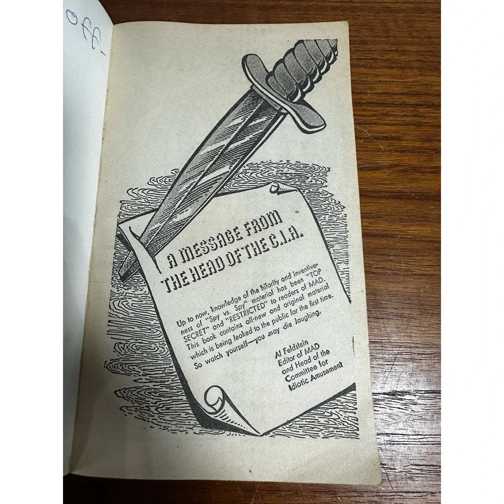 The All New MAD Secret File On Spy Vs Spy Paperback Book